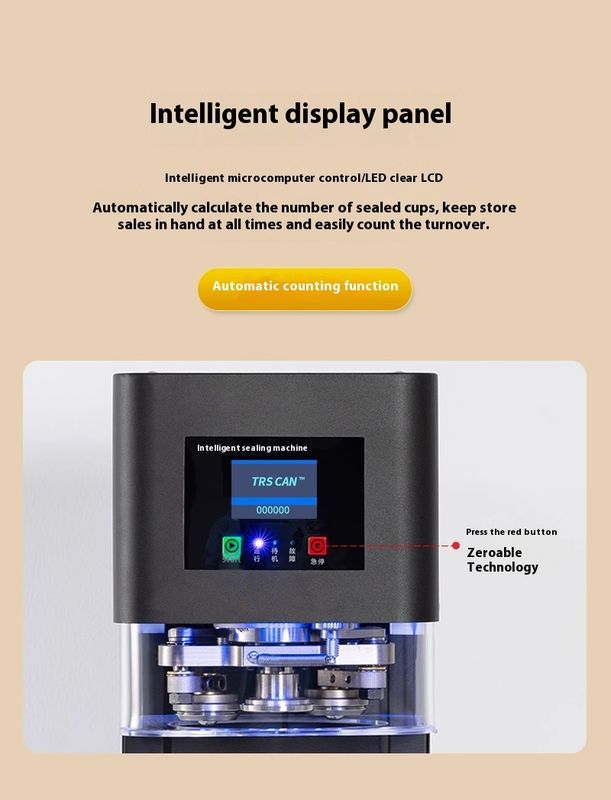 Macchine semiautomatiche ad alta velocità per la sigillatura delle lattine di tonno, soda e bevande - Macchine per la sigillatura delle lattine di alluminio/plastica in vendita