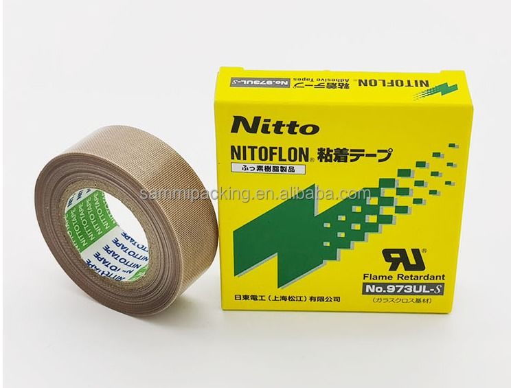 NITTO PTFE 973UL 13mm19mm Te Flon Silicone Nastro di tenuta resistente al calore ad alta temperatura
