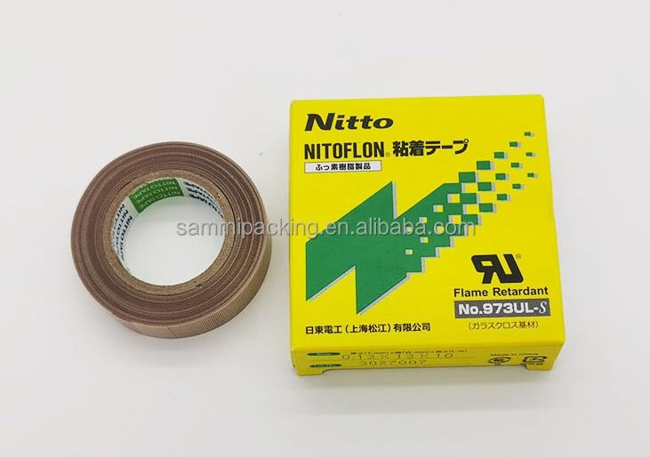 NITTO PTFE 973UL 13mm19mm Te Flon Silicone Nastro di tenuta resistente al calore ad alta temperatura