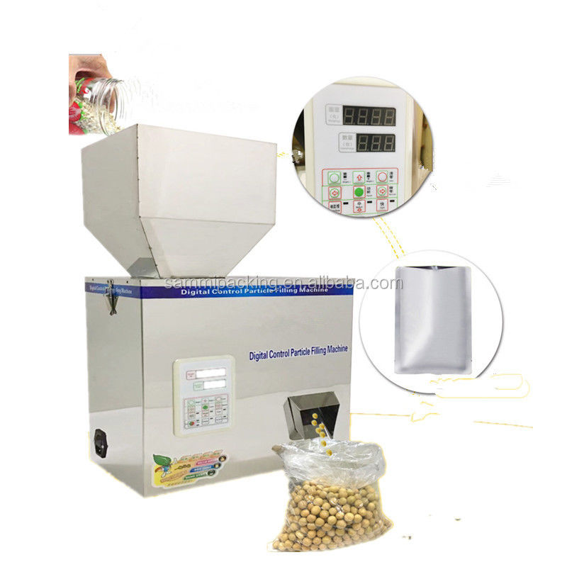 5-500 g Granulato di riempimento macchina foglia di tè imballaggio particelle polvere di riempimento Racking Machine Rice Nut Sesame Erbe pesatrice
