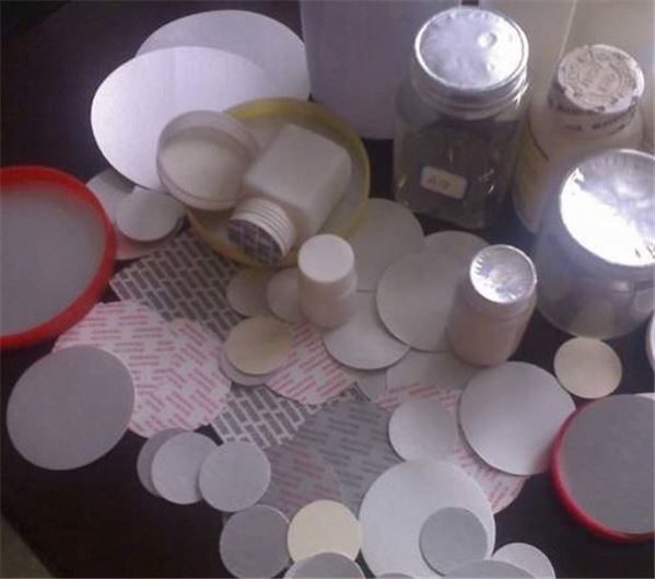 5000 PCS/LOT Foglio di alluminio per la macchina di sigillatura ad induzione/ rivestimenti di foglio di alluminio per tappi per bottiglie