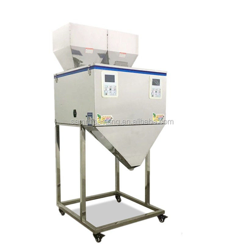 Macchine di riempimento in polvere di alta qualità 50-5000g Particelle automatiche di imballaggio di cereali di tè Pesatura Macchine di imballaggio di riempimento