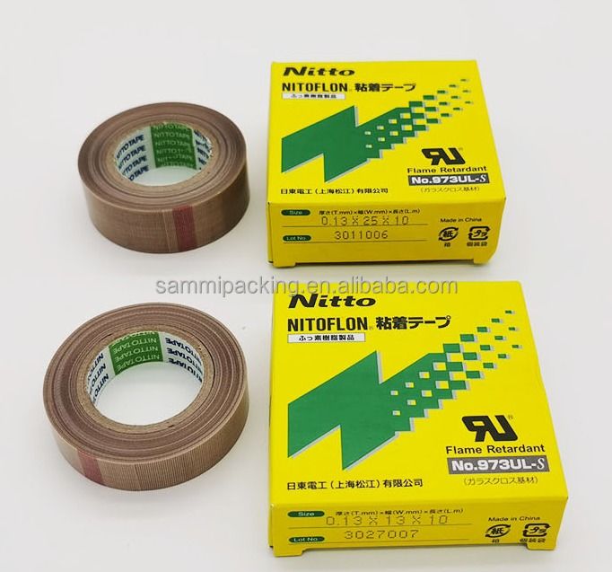 Nitto 973 UlS Nastro ad alta temperatura Nastro adesivo ad alta temperatura resistente al calore e sensibile alla pressione