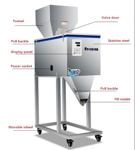 Pesatrice professionale a basso costo per polvere/particelle/caricatore di barili di grano e attrezzature per il riempimento di sacchi di mangimi con pesatrice automatica