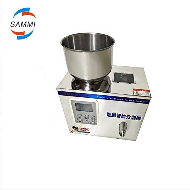 Nuova macchina riempitrice da tavolo per polveri, capsule di caffè, bustine di tè, 2-200G, per grossisti