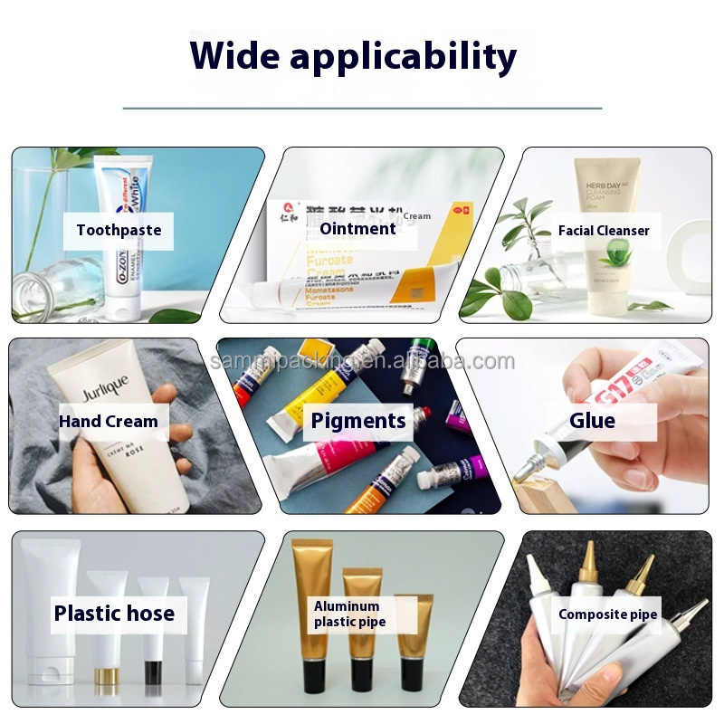 Automatic Electric Facial Cream Cosmetic Tube Filling & Sealing Machine for Shampoo Lotion Body Oil Packing Machines