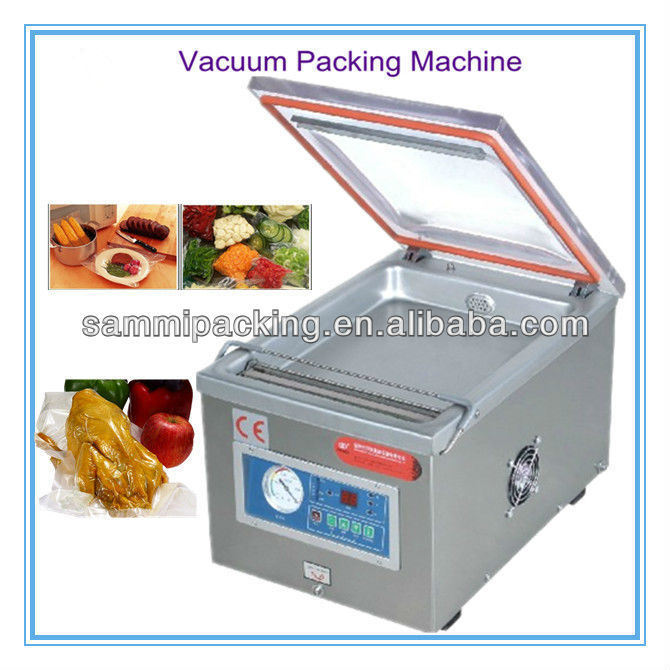 Macchine di sigillatore a vuoto per alimenti da tavola Casa/negozio attrezzature di imballaggio a vuoto usate per cereali/carni bovine/frutti di mare facile da usare