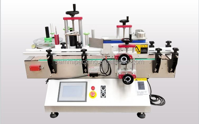 Macchine di etichettatura di bottiglie rotonde automatiche da tavolo Birra bottiglia di vetro di plastica può etichettare adesivo adesivo applicatore bottiglia di barattolo