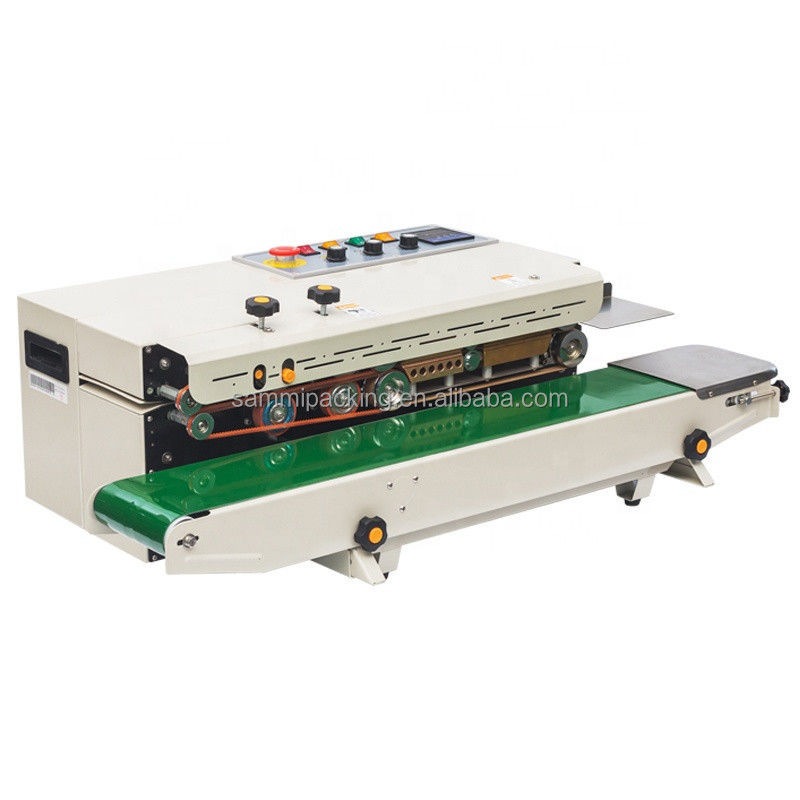 2025 Facile utilizzo Macchina di imballaggio a fascia di calore per sigillazione di sacchetti alimentari elettrici orizzontali