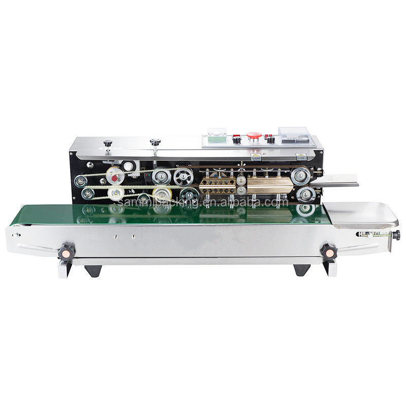 2025 Facile utilizzo Macchina di imballaggio a fascia di calore per sigillazione di sacchetti alimentari elettrici orizzontali