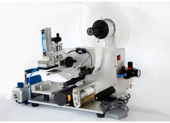 Prezzo all'ingrosso di fabbrica etichettatrice semiautomatica per superfici piane, etichettatura precisa per scatole, sacchetti, carte, bottiglie quadrate