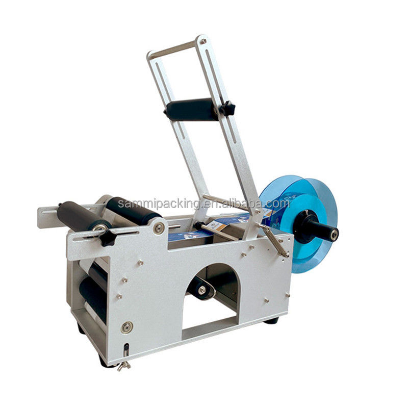 Macchina semiautomatica di etichettatura di flaconcini di vetro da 10 ml Bottiglia orizzontale Cartone/Bottiglia Imballaggio Motore elettrico Condizione Nuova