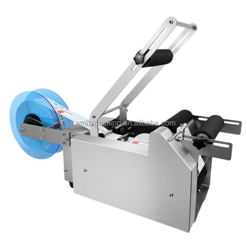 Macchina semiautomatica di etichettatura di flaconcini di vetro da 10 ml Bottiglia orizzontale Cartone/Bottiglia Imballaggio Motore elettrico Condizione Nuova