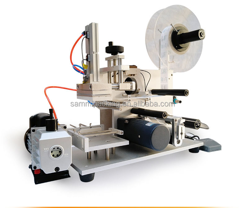 Macchina etichettatrice professionale a basso costo per piccole imprese - Etichettatrice semiautomatica per bottiglie quadrate e superfici piane