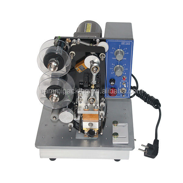 Macchina elettrica semiautomatica per stampare le date, numerare e stampare le date Nuova condizione Motore di base per pellicole di folio di sacchetti