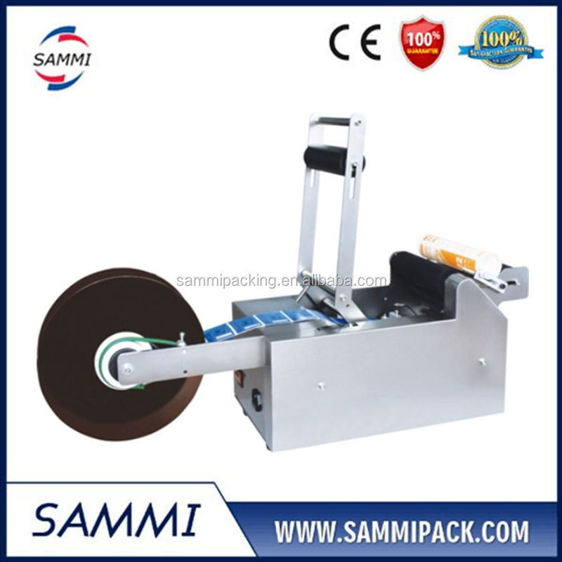 Prezzo di fabbrica MT-50 Macchine etichettatrici semiautomatiche per bottiglie rotonde di alta qualità, etichettatrice adesiva per bottiglie rotonde