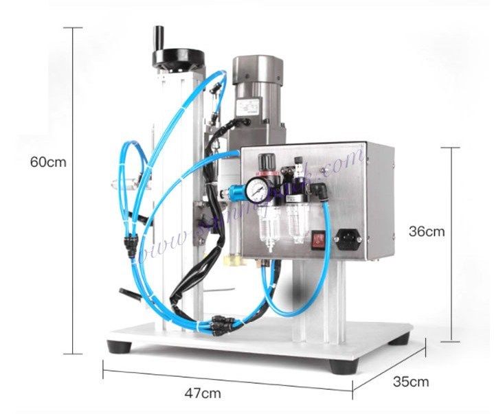 Macchina tappatrice elettrica da tavolo semiautomatica per bevande, nuova, dispositivo automatico per la chiusura a vite di tappi per bottiglie, sigillatura con motore