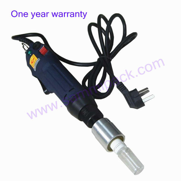 Tappatrice elettrica portatile per bottiglie con anello di sicurezza, automatica, per tappi di plastica