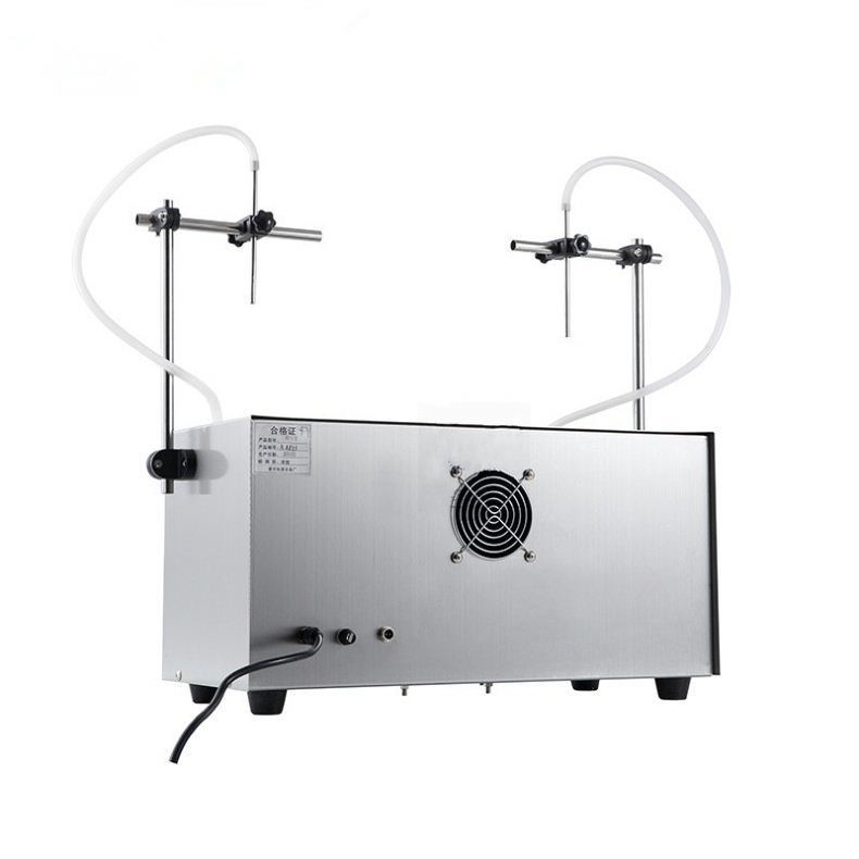 GLF-I-II Pompa a ingranaggi per imbottigliamento olio d'oliva Macchina riempitrice a doppia testa per liquidi, Riempitrice per olio (3-3000ml)