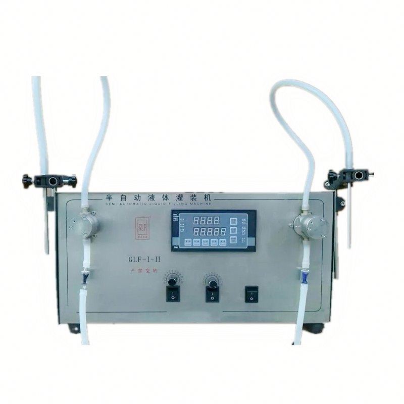 GLF-I-II Pompa a ingranaggi per imbottigliamento olio d'oliva Macchina riempitrice a doppia testa per liquidi, Riempitrice per olio (3-3000ml)