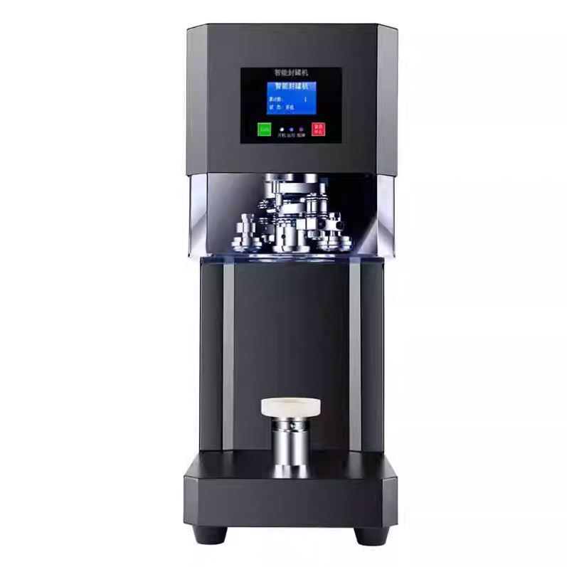 100% di garanzia Automatica Plastico Cann Seamer Machine Beverage Bubble Tea Soda Tuna Cann Sealing Machine Pet Can Chiudendo Machine