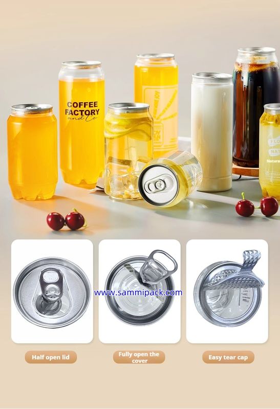 100% di garanzia Automatica Plastico Cann Seamer Machine Beverage Bubble Tea Soda Tuna Cann Sealing Machine Pet Can Chiudendo Machine