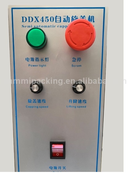 Tappatrice elettrica da tavolo al miglior prezzo DDX-450 per bottiglie in vetro e plastica per bevande