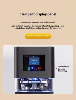 Prezzo all'ingrosso Macchina di sigillamento delle lattine commerciali, 3S High Speed Electric Seamer per lattine di bevande/alimenti, alta precisione