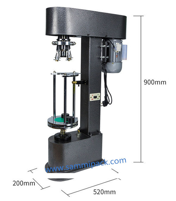 High Quality Capping Machine for Aluminum Caps, High Precision ROPP Capper for Wine, Liquor, and Beverage Bottles