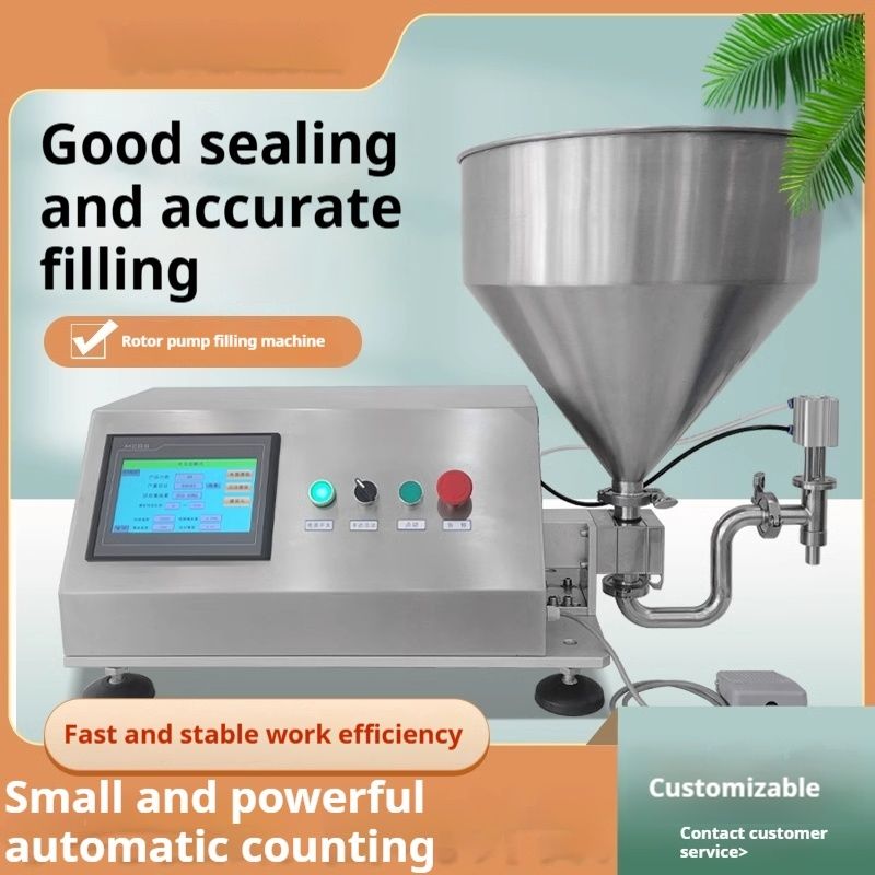 Nuovissima riempitrice rotativa 2025 per liquidi densi, creme e paste per cosmetici/alimentari