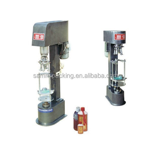 Tappatrice semiautomatica DK50 per vino Ropp, nuova condizione, motore azionato, chiusura a crimpare per tappi in alluminio per bottiglie di vino