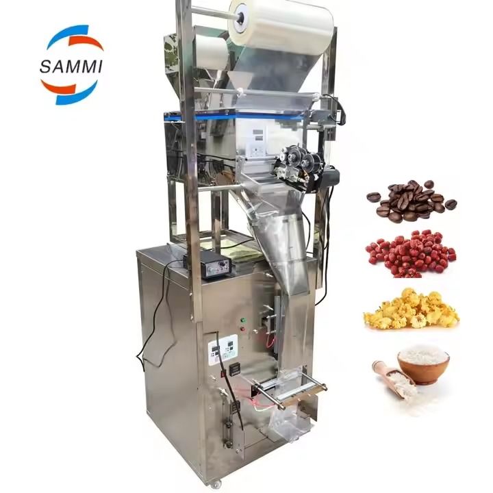 Fabbrica diretta 50-500g multifunzione macchina di imballaggio automatico per polvere granuli di snack imballaggio con 1 anno di garanzia
