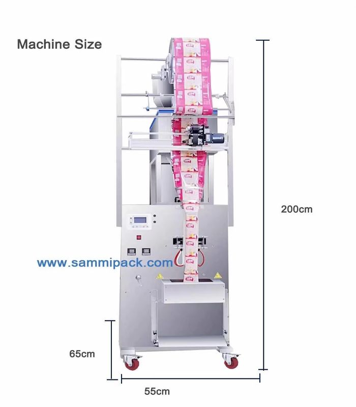 Fabbrica diretta 50-500g multifunzione macchina di imballaggio automatico per polvere granuli di snack imballaggio con 1 anno di garanzia
