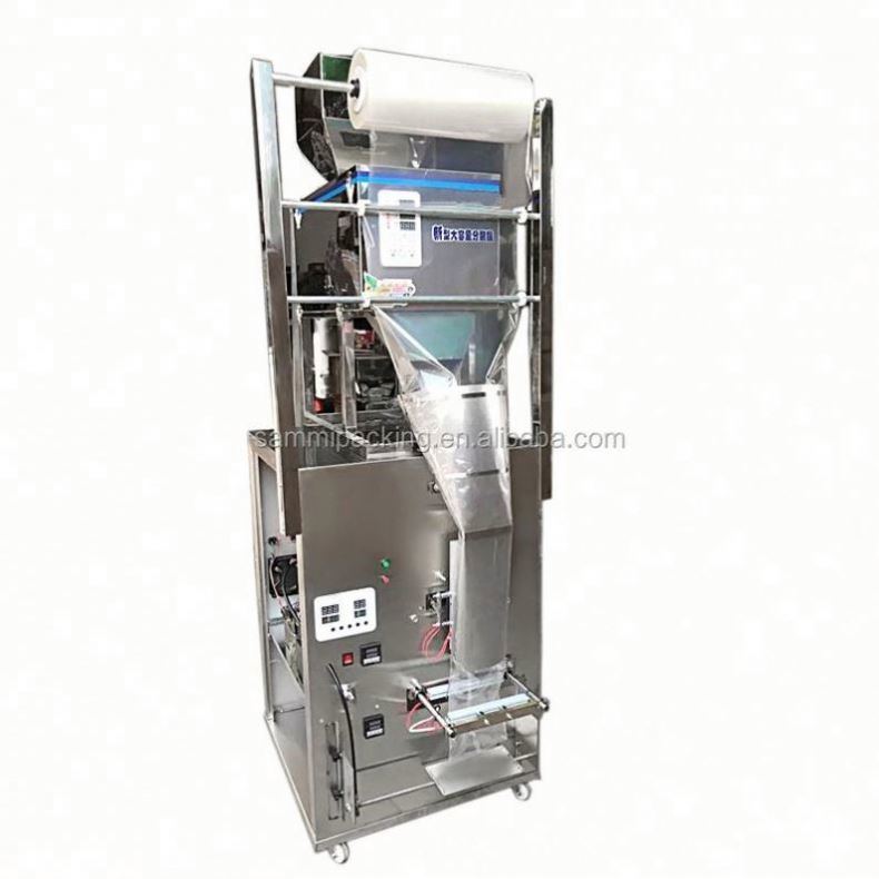 Confezionatrice automatica per snack da 100g-1000g, patatine in sacchetto, macchina automatica per pesatura e confezionamento