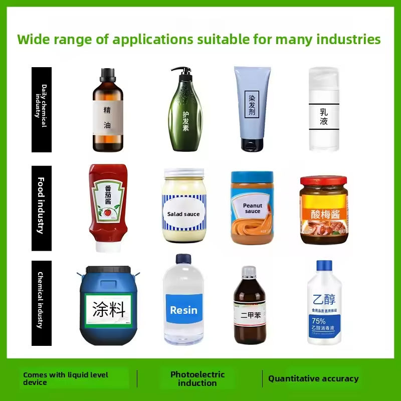 Macchina riempitrice per liquidi pastosi con pompa a rotore servoassistita completamente automatica e facile da usare per miele, liquidi viscosi, burro di arachidi e ketchup