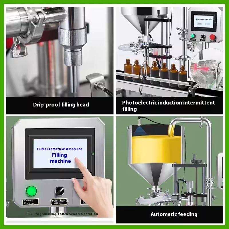 Macchina riempitrice per liquidi pastosi con pompa a rotore servoassistita completamente automatica e facile da usare per miele, liquidi viscosi, burro di arachidi e ketchup