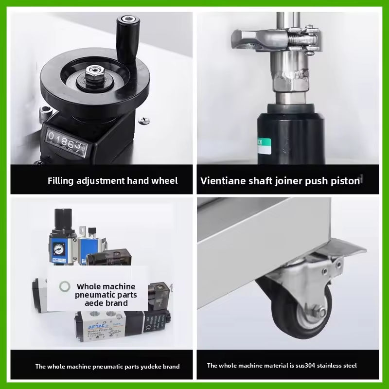 Macchina riempitrice per liquidi pastosi con pompa a rotore servoassistita completamente automatica e facile da usare per miele, liquidi viscosi, burro di arachidi e ketchup