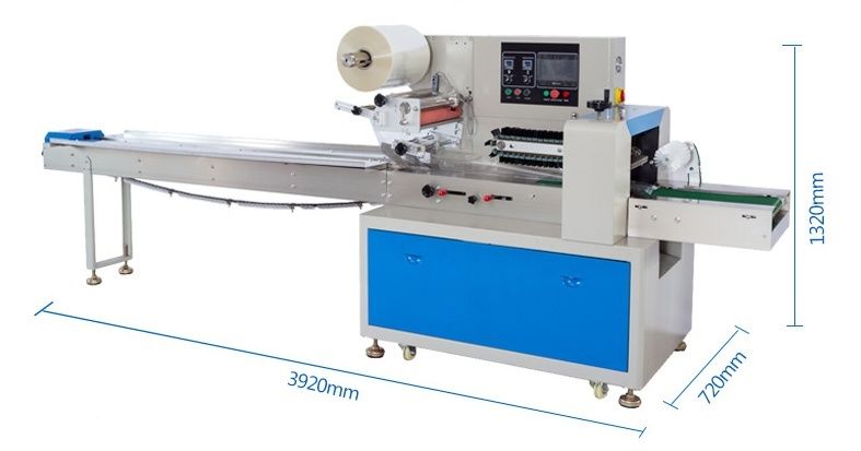 Confezionatrice Flow Pack a Doppia Frequenza per Biscotti Piccoli, Biscotti, Confezionatrice Flow Pack, Confezionatrice Alimentare a Cuscino