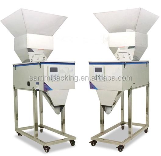 Pesatrice automatica per piccoli sacchetti di cereali, popcorn, granuli, snack, patatine fritte, patatine di patate con tramoggia grande