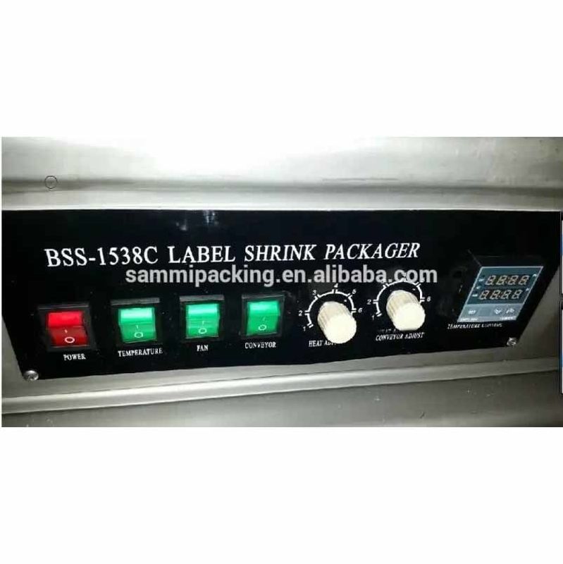 Vendita a caldo Piccole bottiglie di plastica automatiche Pvc Calore Termica Rimborso Film Tunnel Manica Etichettatura Imballaggio Macchina