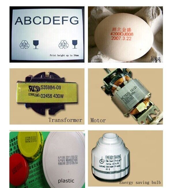 Stampante a getto d'inchiostro a risoluzione di alta qualità per la codifica continua/stampante per la data di scadenza