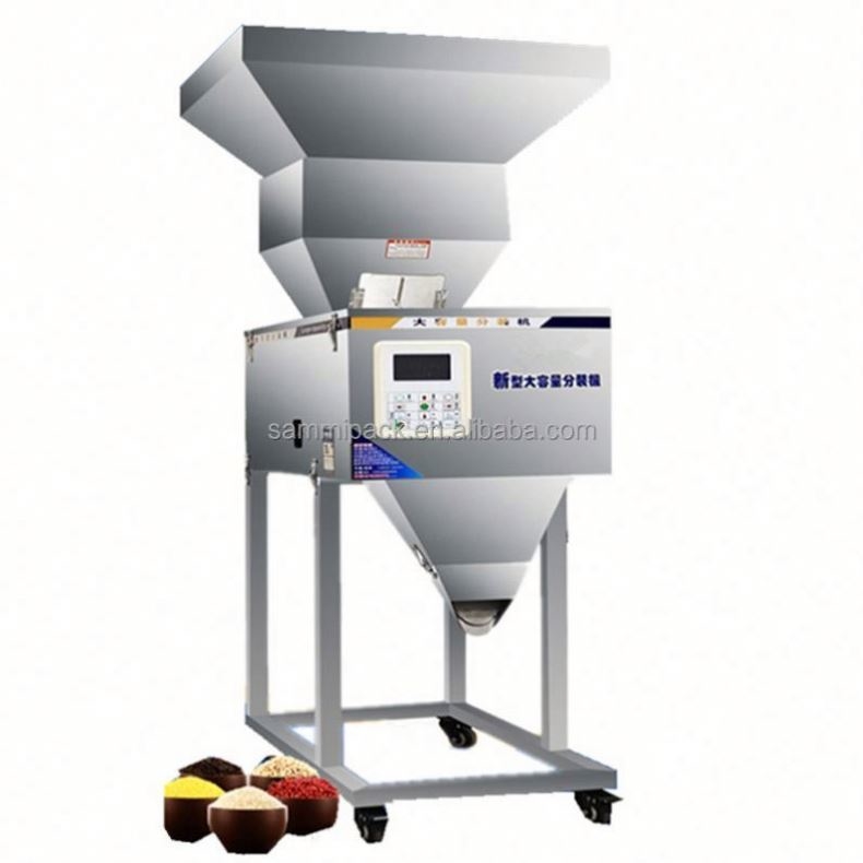 Pesatrice di alta qualità 100-3000g Pesatrice semi-automatica di spezie in polvere Pesatrice di riempimento Vibratore Pesatrice con grande saltatore