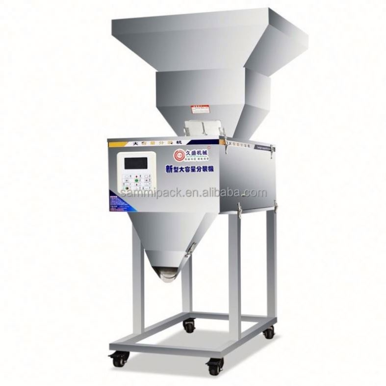 Pesatrice di alta qualità 100-3000g Pesatrice semi-automatica di spezie in polvere Pesatrice di riempimento Vibratore Pesatrice con grande saltatore