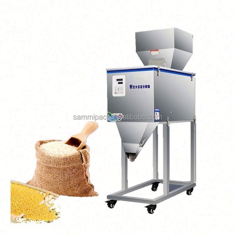 Pesatrice di alta qualità 100-3000g Pesatrice semi-automatica di spezie in polvere Pesatrice di riempimento Vibratore Pesatrice con grande saltatore