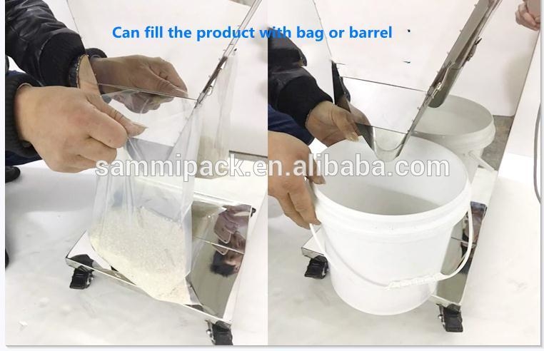 100-5000g Vibrazione Caffè Fagioli Sacchetto Tè Sacchetto Polvere Borsa imballaggio semiautomatico Pesatura macchina di riempimento