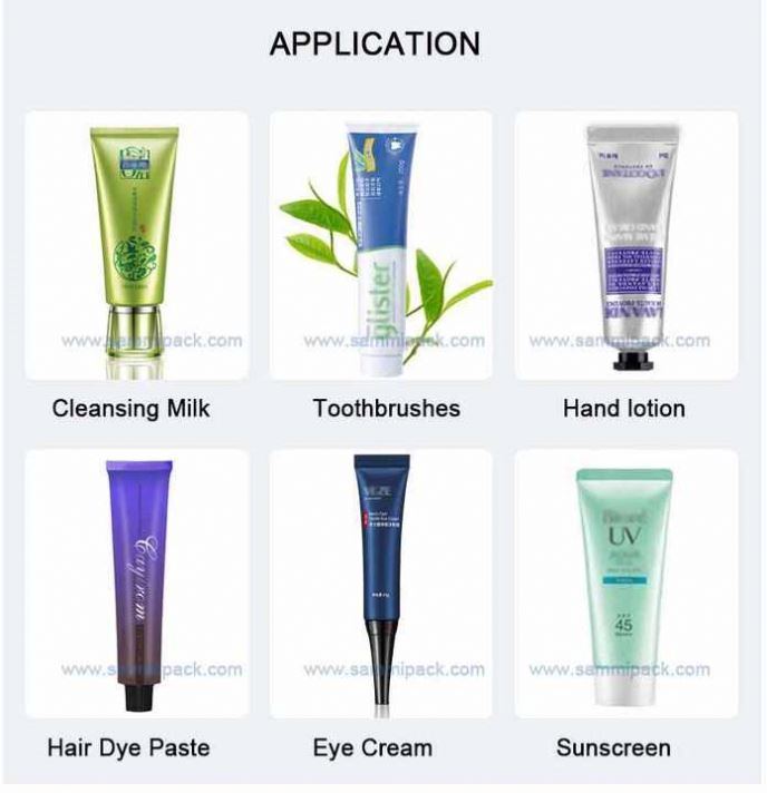 Macchina automatica di riempimento e sigillamento di tubi di crema cosmetica a ultrasuoni Macchina di riempimento e sigillamento di tubi morbidi