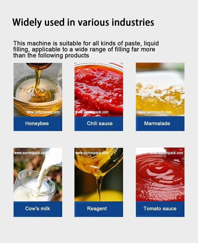Macchina di riempimento multifunzionale a gel verticale automatico con salsa di miele