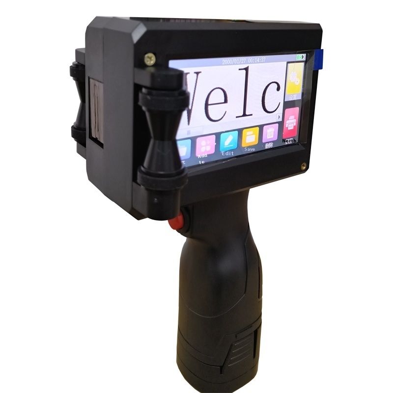 Macchine di codifica per stampanti a getto d'inchiostro portatili da 25,4 mm per cartoni a data batch