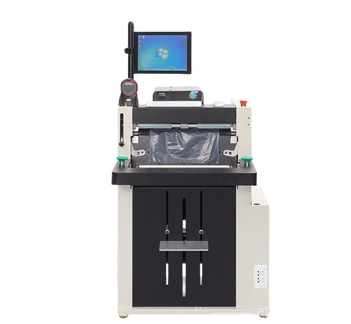 E-Commerce Automatic Tabletop Autobagger Auto Bagger Machine Abbigliamento Borsa per confezioni Macchina Express Bag Packaging Sealing Machine