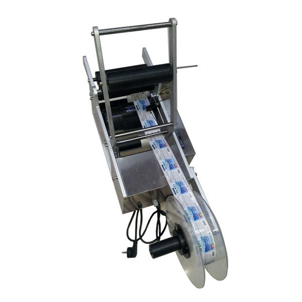 Fabbrica Fornitori MT-50 semiautomatica lattina di tè adesivo adesivo rotondo bottiglia etichettatura macchina